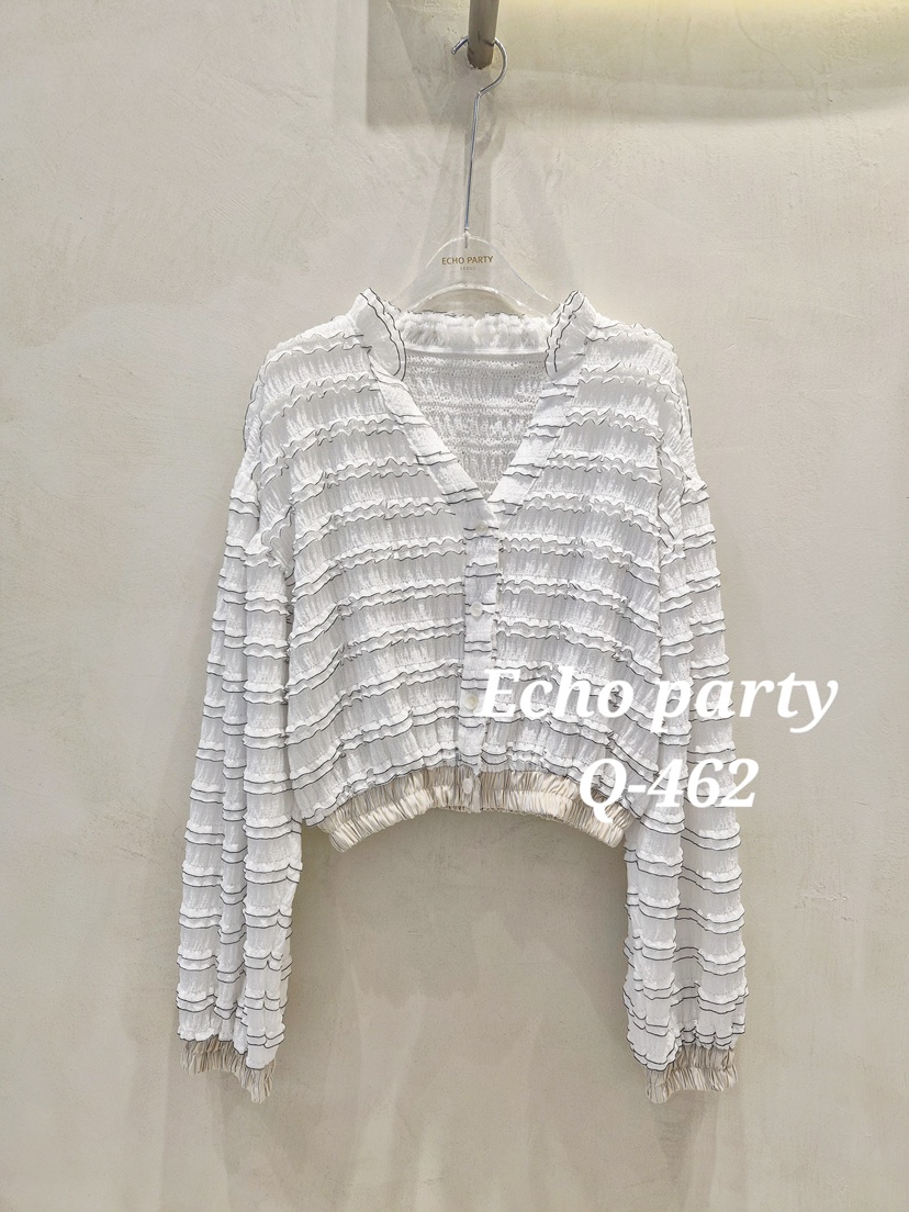 ECHOPARTY東大門㊣直郵女裝新品熱賣真品25秋冬人氣襯衫蕾絲衫ECHOPARTY襯衫/蕾絲衫圖色2