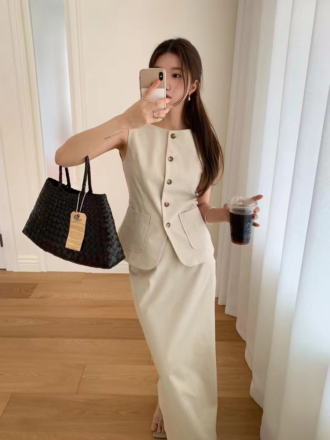 NEED MORE韓國直郵㊣女士新款25秋冬推薦職業人氣時尚馬甲NEED MORE馬甲