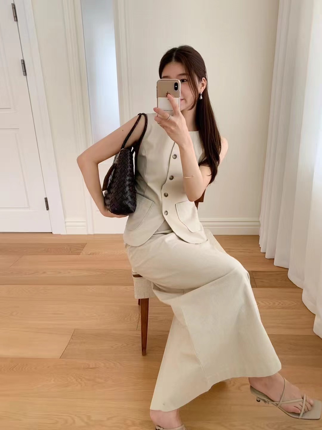 NEED MORE韓國直郵㊣女士新款25秋冬推薦職業人氣時尚馬甲NEED MORE馬甲