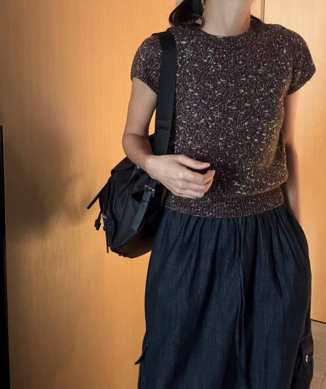 RIPPLE韓國代購㊣女裝新品職業推薦熱賣休閑人氣25秋冬針織衫RIPPLE針織衫