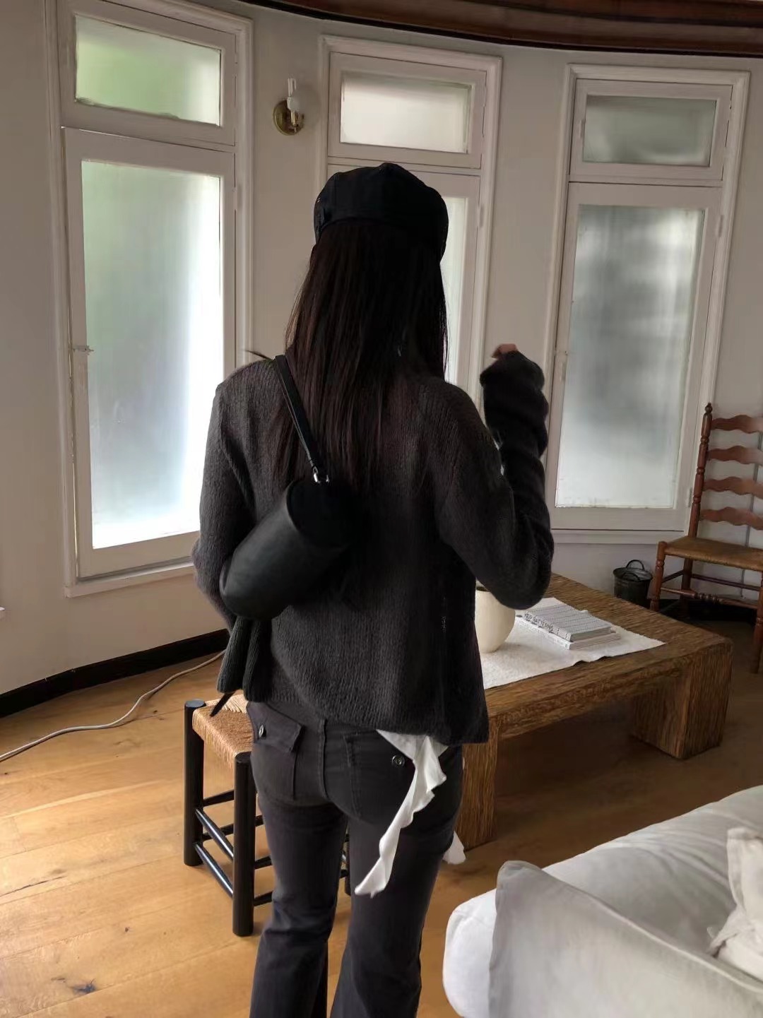 HOPPER/LAY OVER東大門㊣直郵女裝新款人氣25秋冬針織衫馬海毛HOPPER/LAY OVER針織衫