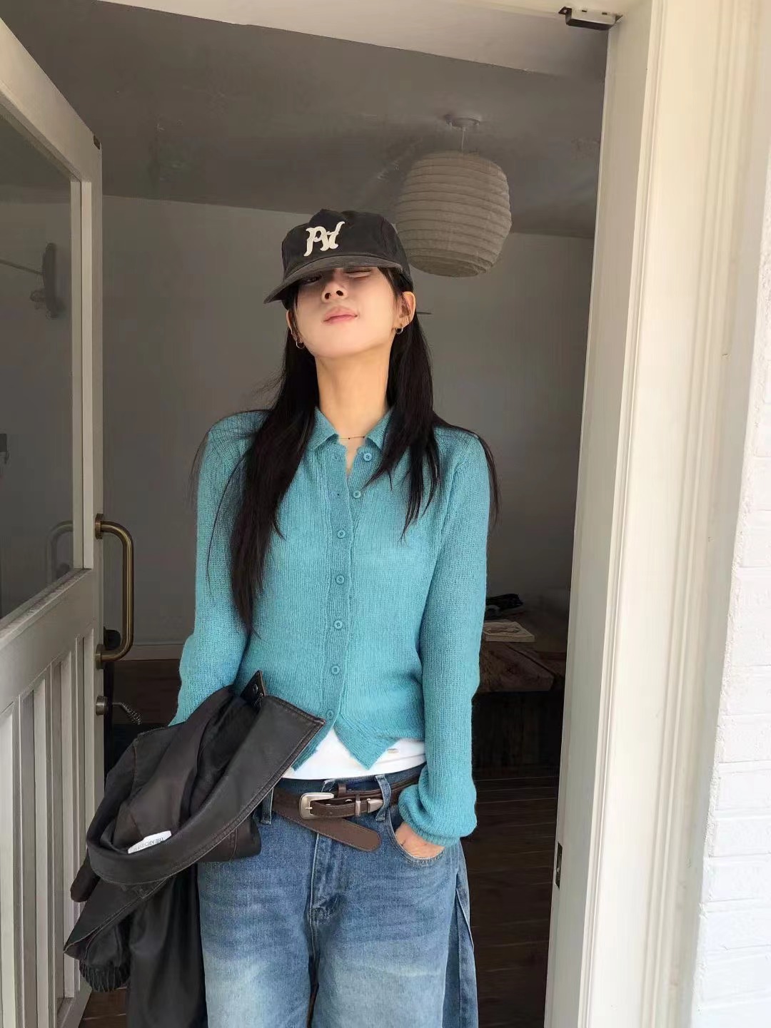 HOPPER/LAY OVER東大門㊣直郵女裝新款人氣25秋冬針織衫馬海毛HOPPER/LAY OVER針織衫