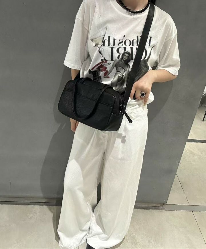TROUVAILLE韓國直郵㊣女裝新品時尚人氣25秋冬真品單肩斜跨包TROUVAILLE單肩/斜跨包