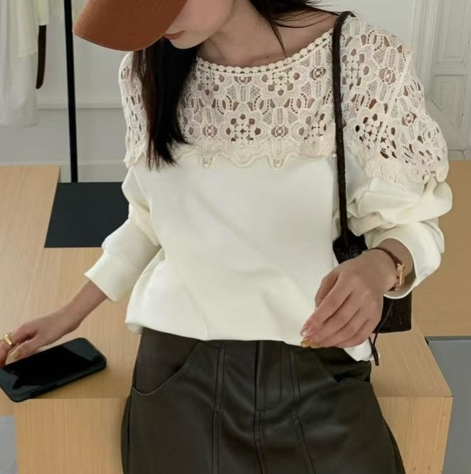 OLA韓國直郵㊣女裝新品職業時尚熱賣休閑25秋冬推薦真品衛衣mellor/OLA衛衣