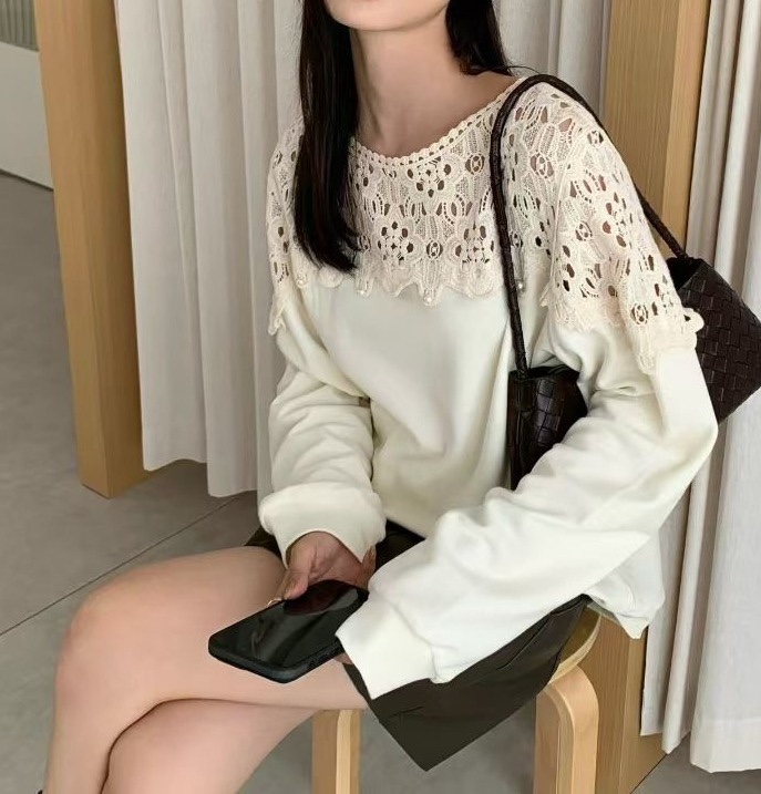 OLA韓國直郵㊣女裝新品職業時尚熱賣休閑25秋冬推薦真品衛衣mellor/OLA衛衣