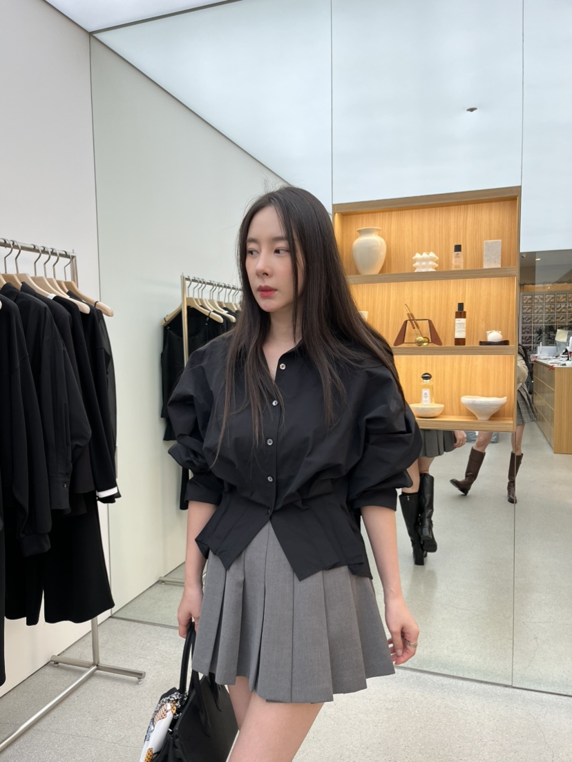 JUJU東大門㊣代購女士新品時尚推薦人氣休閑熱賣襯衫蕾絲衫JUJU襯衫/蕾絲衫
