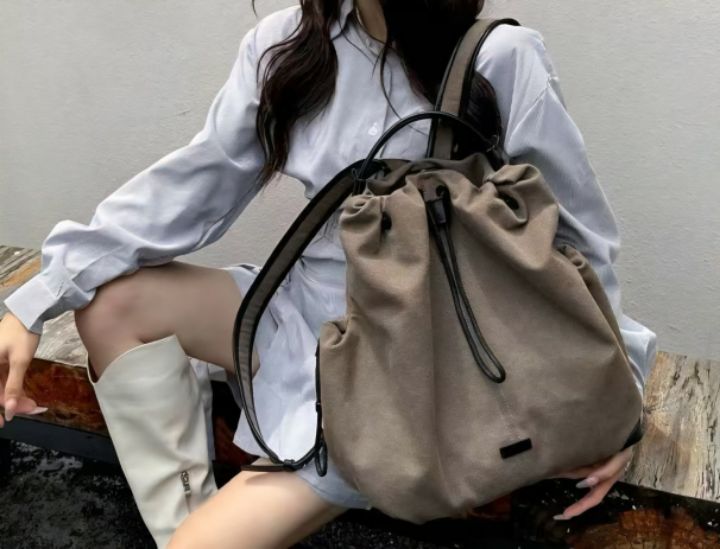 TROUVAILLE東大門㊣代購女裝新品時尚真品人氣職業雙肩背包TROUVAILLE雙肩背包