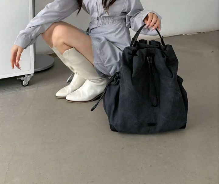 TROUVAILLE東大門㊣代購女裝新品時尚真品人氣職業雙肩背包TROUVAILLE雙肩背包