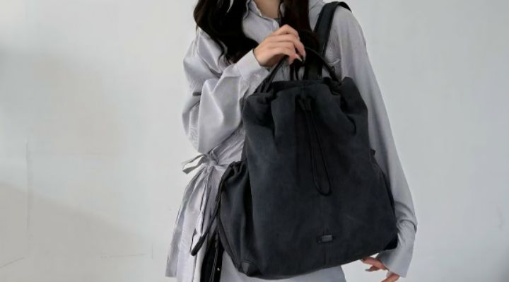 TROUVAILLE東大門㊣代購女裝新品時尚真品人氣職業雙肩背包TROUVAILLE雙肩背包