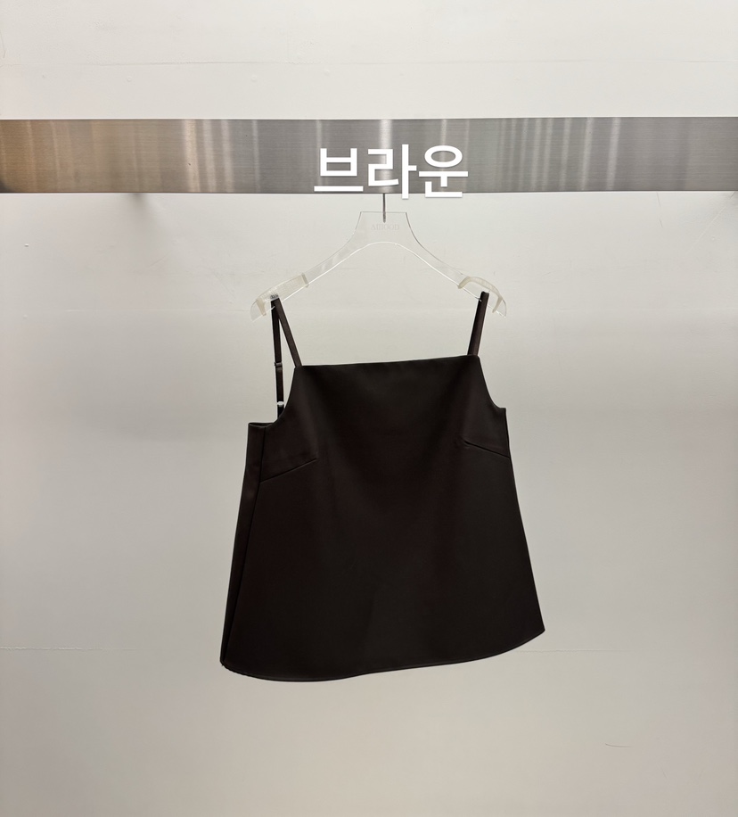 AMOOD東大門㊣代購女士新品休閑25秋冬職業人氣熱賣吊帶背心AMOOD吊帶/背心圖色2