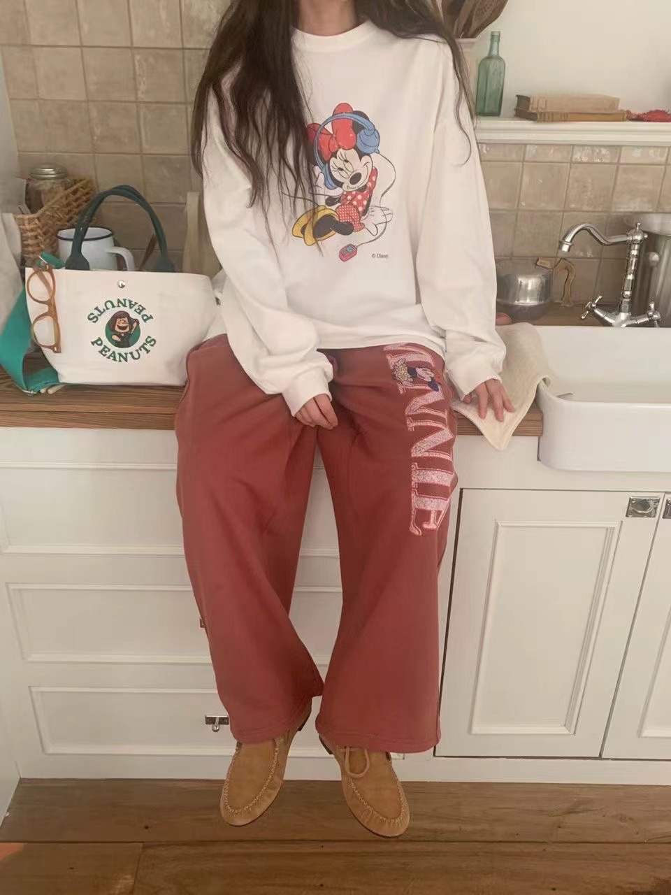 RAMIJ-라미제이-T東大門㊣代購女裝新款休閑人氣熱賣長袖T恤RAMIJ-라미제이-T長袖T恤