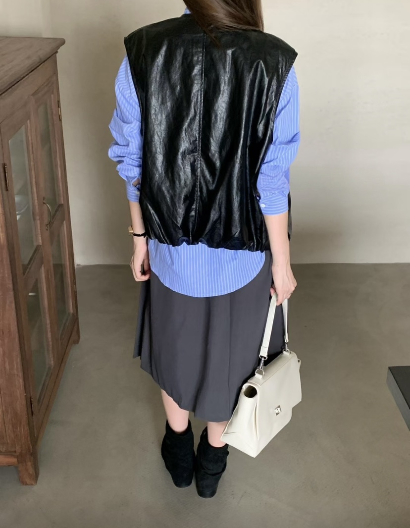 DOUZEMOIS韓國代購㊣女士新款推薦人氣25秋冬時尚馬甲不含內搭DOUZEMOIS馬甲