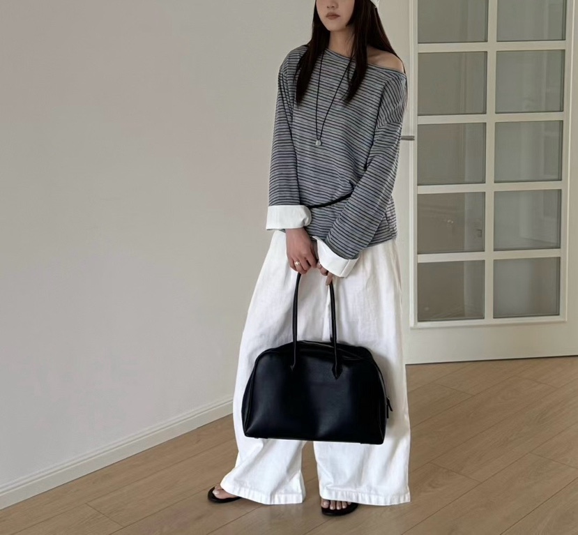 DOUZEMOIS韓國直郵㊣女裝新品人氣25秋冬長袖T恤不含配飾條紋DOUZEMOIS長袖T恤