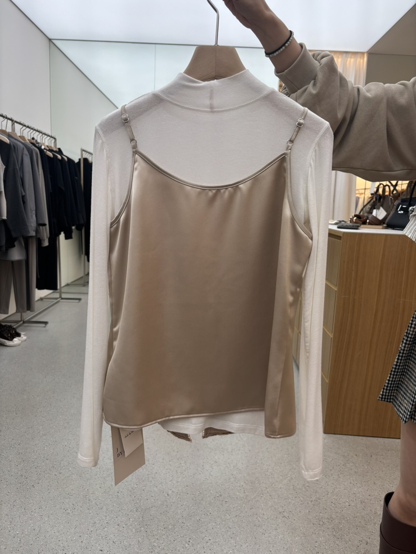 JUJU東大門㊣代購女士新品職業25秋冬時尚人氣吊帶背心蕾絲JUJU吊帶/背心