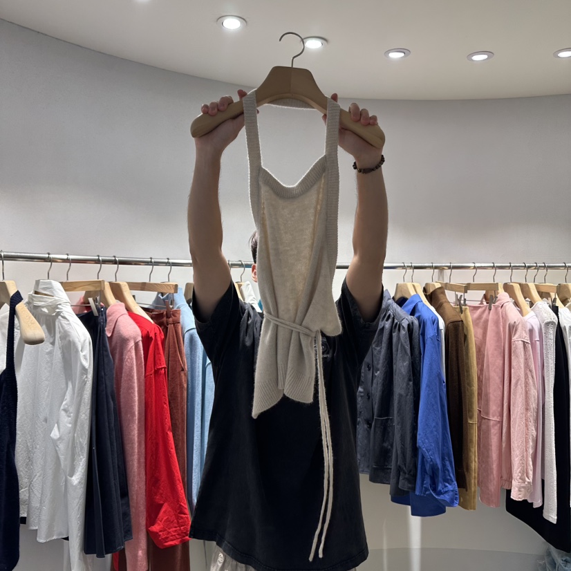 ROOM K-P韓國直郵㊣女士新品人氣真品職業休閑25秋冬吊帶背心ROOM K吊帶/背心