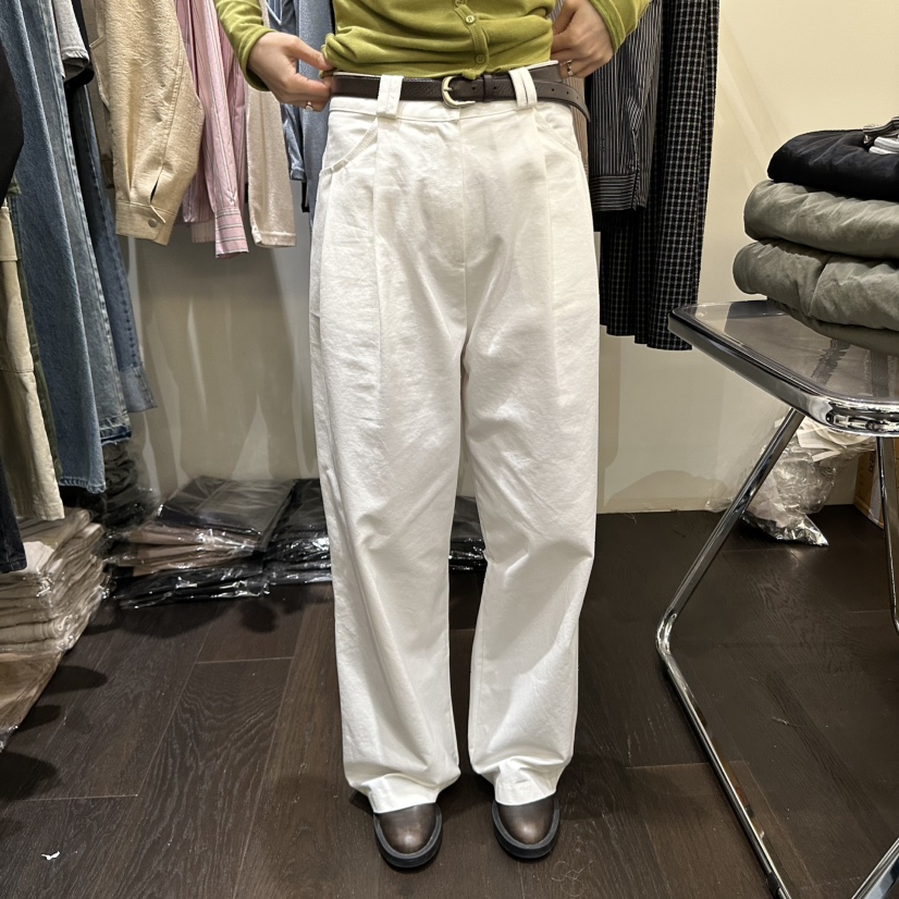 VIBELLE韓國代購㊣女裝新品人氣熱賣25秋冬職業休閑褲不含腰帶VIBELLE休閑褲