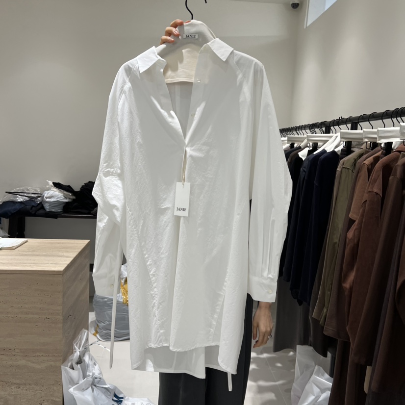JANIE/NIA東大門㊣直郵女士新品真品推薦25秋冬襯衫蕾絲衫JANIE/NIA襯衫/蕾絲衫