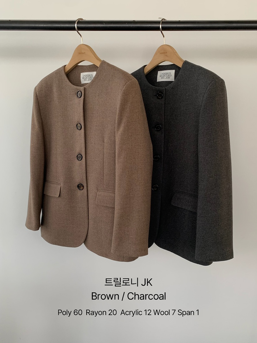 UNDERSON東大門㊣代購女士新品25秋冬時尚人氣真品熱賣夾克UNDERSON夾克