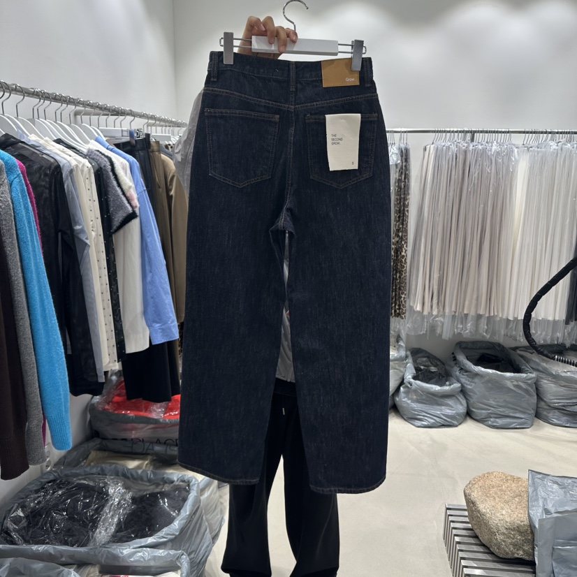 THE SECOND GROW東大門㊣直郵女裝新品時尚熱賣休閑牛仔褲THE SECOND GROW牛仔褲