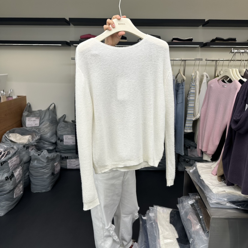 BANUL東大門㊣代購女士新品真品熱賣職業25秋冬時尚針織衫寬松BANUL針織衫