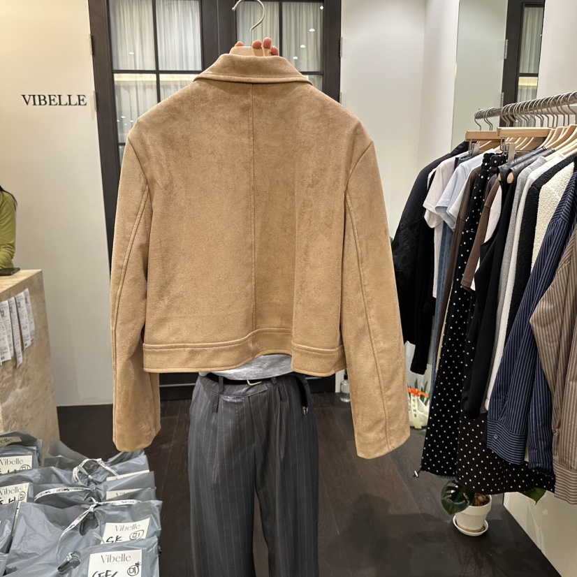 VIBELLE韓國代購㊣女士新品職業休閑真品推薦時尚人氣熱賣夾克VIBELLE夾克