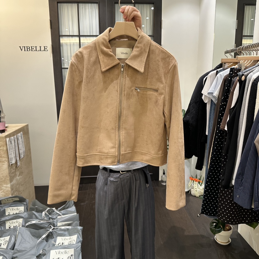 VIBELLE韓國代購㊣女士新品職業休閑真品推薦時尚人氣熱賣夾克VIBELLE夾克
