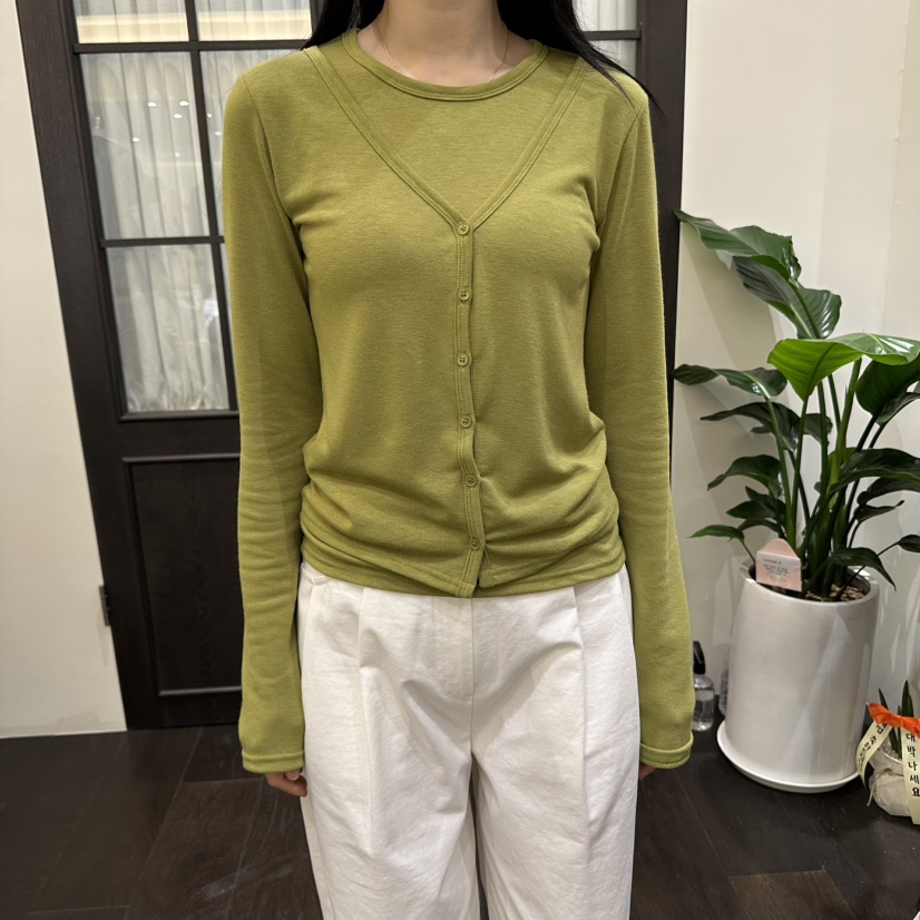 VIBELLE東大門㊣實拍女士新款熱賣職業時尚25秋冬休閑長袖T恤VIBELLE長袖T恤