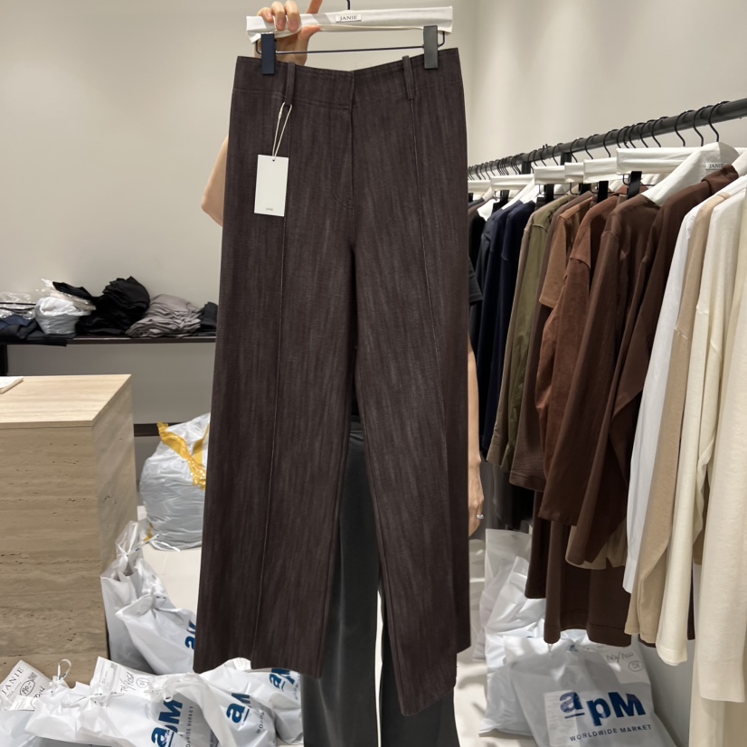 JANIE/NIA韓國代購㊣女士新款推薦熱賣真品休閑職業休閑褲JANIE/NIA休閑褲圖色1