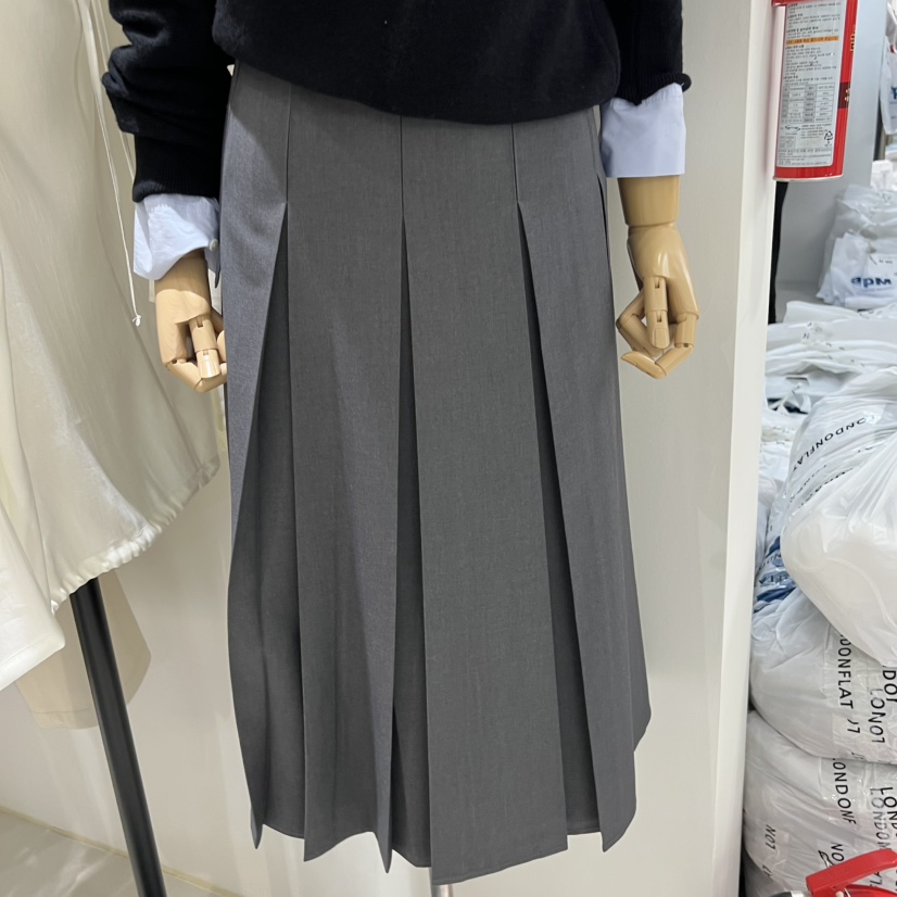 JANIE/NIA韓國直郵㊣女士新品休閑推薦熱賣職業半身裙中短裙JANIE/NIA半身裙/中短裙圖色2