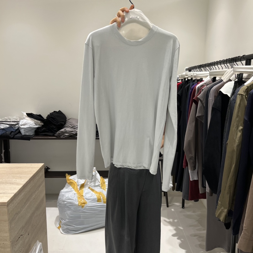 JANIE/NIA韓國代購㊣女裝新品休閑時尚真品人氣職業長袖T恤JANIE/NIA長袖T恤圖色2
