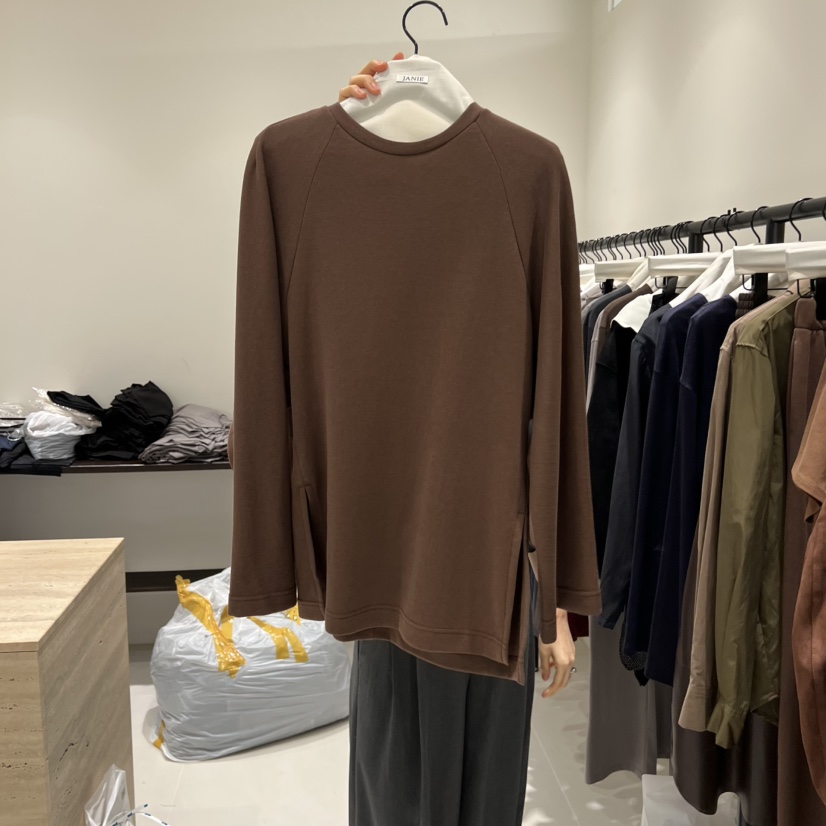 JANIE/NIA韓國直郵㊣女裝新款休閑人氣職業時尚推薦長袖T恤JANIE/NIA長袖T恤