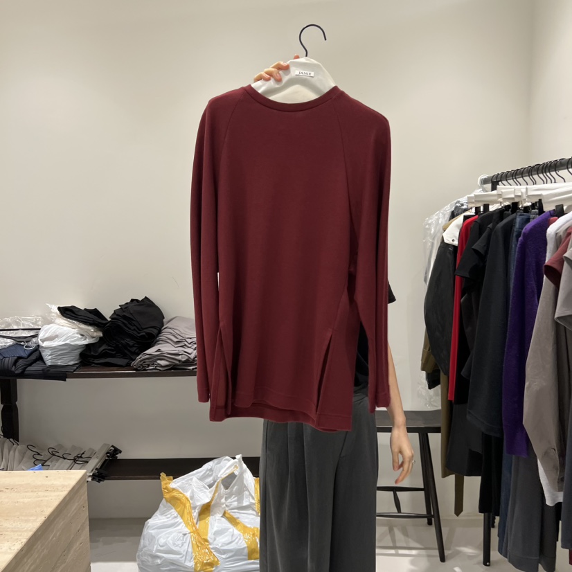 JANIE/NIA韓國直郵㊣女裝新款休閑人氣職業時尚推薦長袖T恤JANIE/NIA長袖T恤圖色2