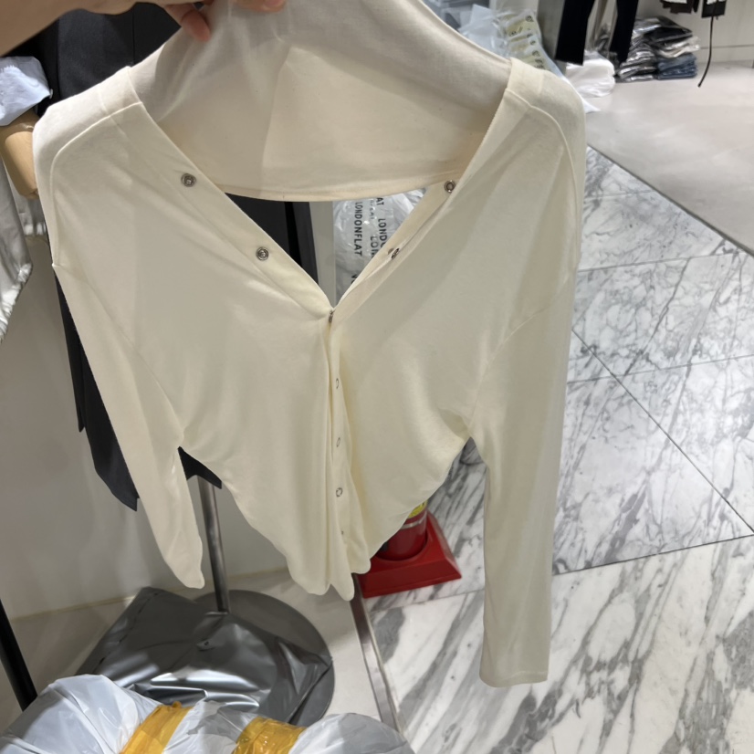 JANIE/NIA東大門㊣直郵女士新品真品休閑25秋冬長袖T恤開衫JANIE/NIA長袖T恤