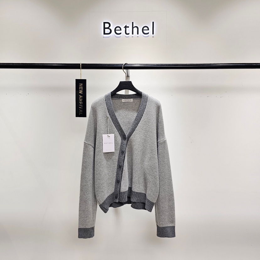 BETHEL韓國代購㊣女士新品推薦時尚熱賣人氣真品休閑針織衫BETHEL針織衫