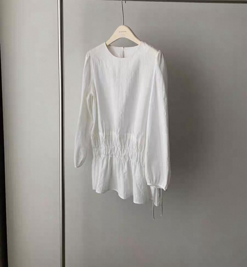 DOUZEMOIS韓國代購㊣女裝新款真品25秋冬休閑職業襯衫蕾絲衫DOUZEMOIS襯衫/蕾絲衫