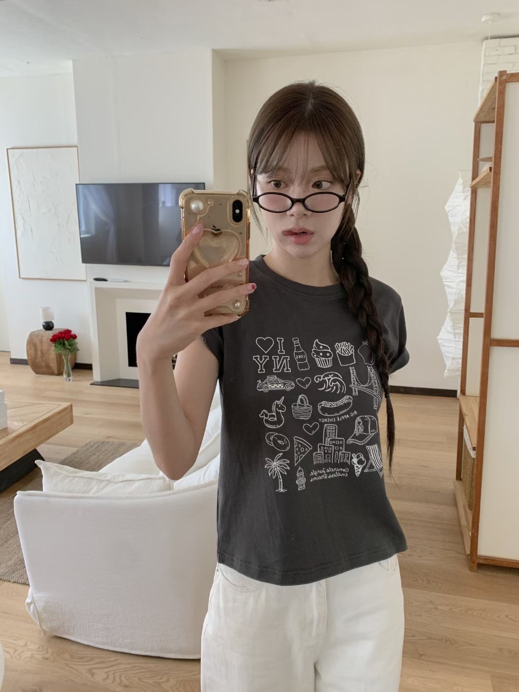 MERCY韓國代購㊣女士新品時尚職業推薦休閑熱賣真品25秋冬T恤MERCYT恤