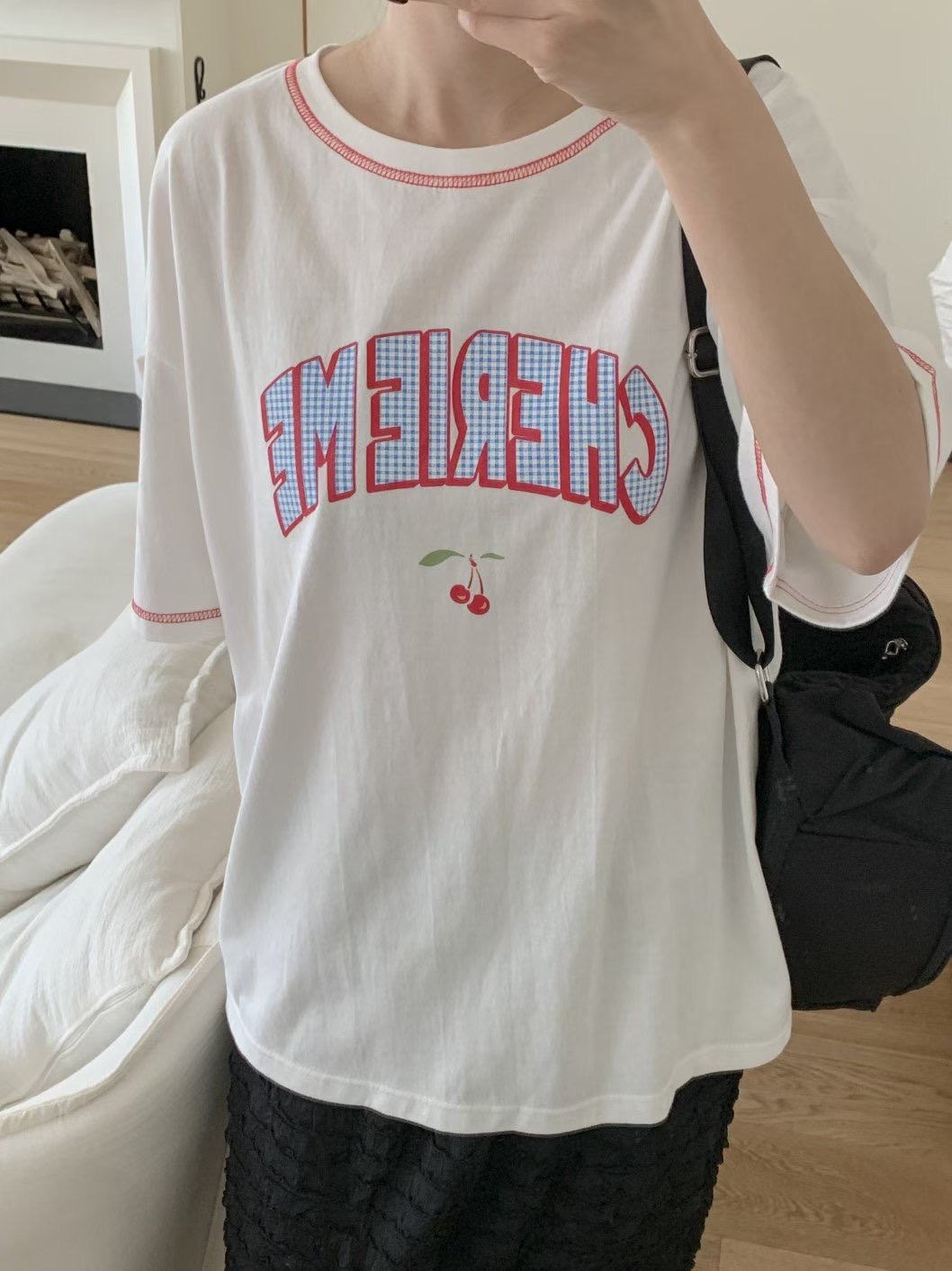 MERCY韓國直郵㊣女士新品推薦真品人氣時尚25秋冬職業休閑T恤MERCYT恤