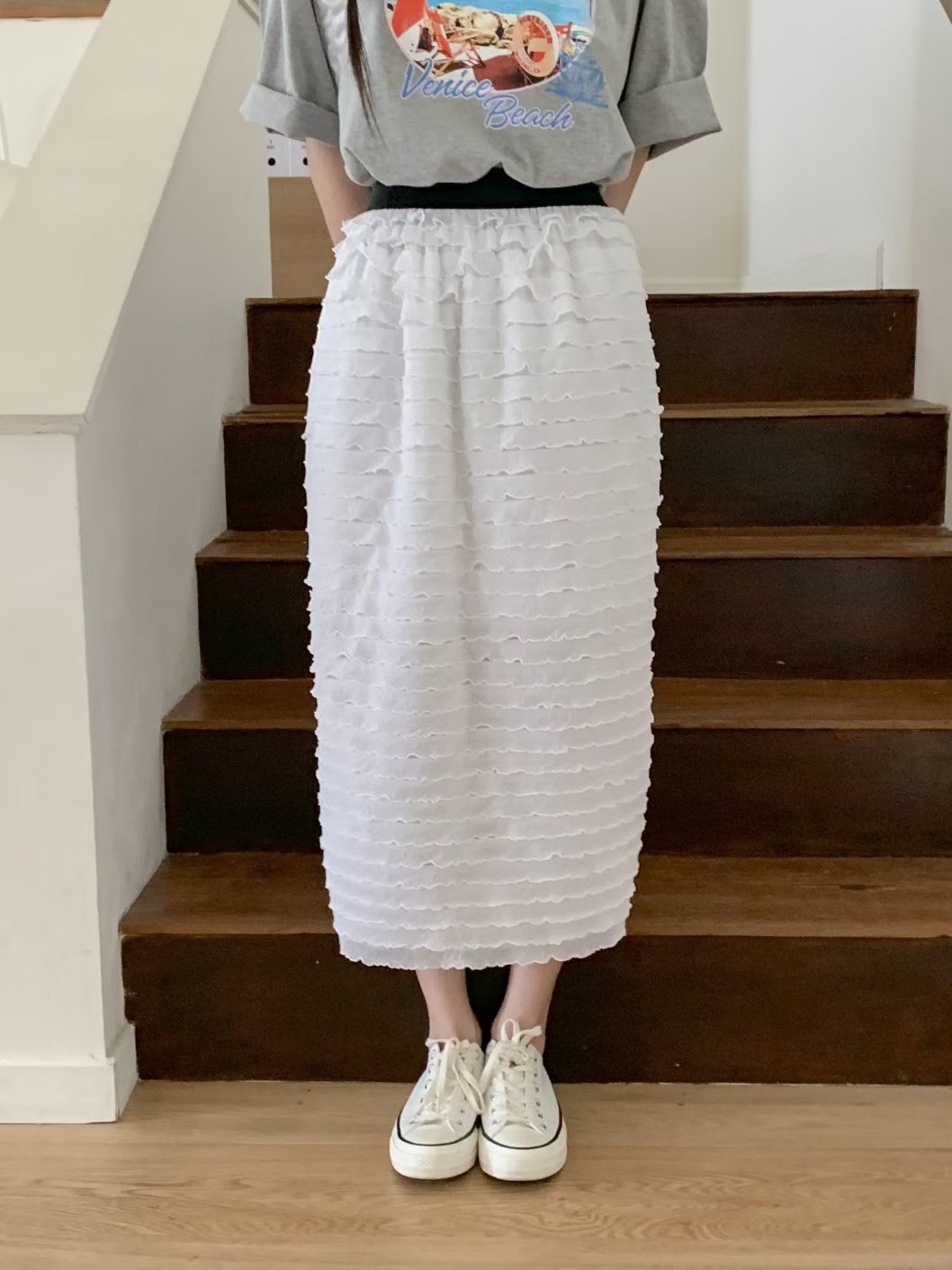 MERCY韓國直郵㊣女士新款真品職業25秋冬熱賣人氣休閑推薦長裙MERCY長裙