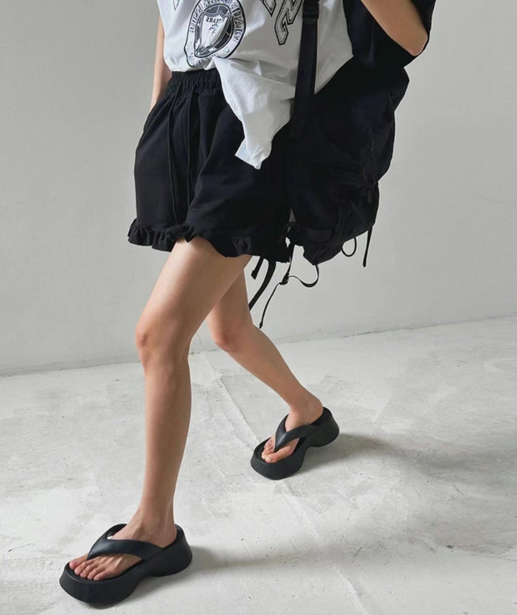 MERCY韓國直郵㊣女士新品人氣時尚25秋冬職業真品熱賣休閑短褲MERCY短褲