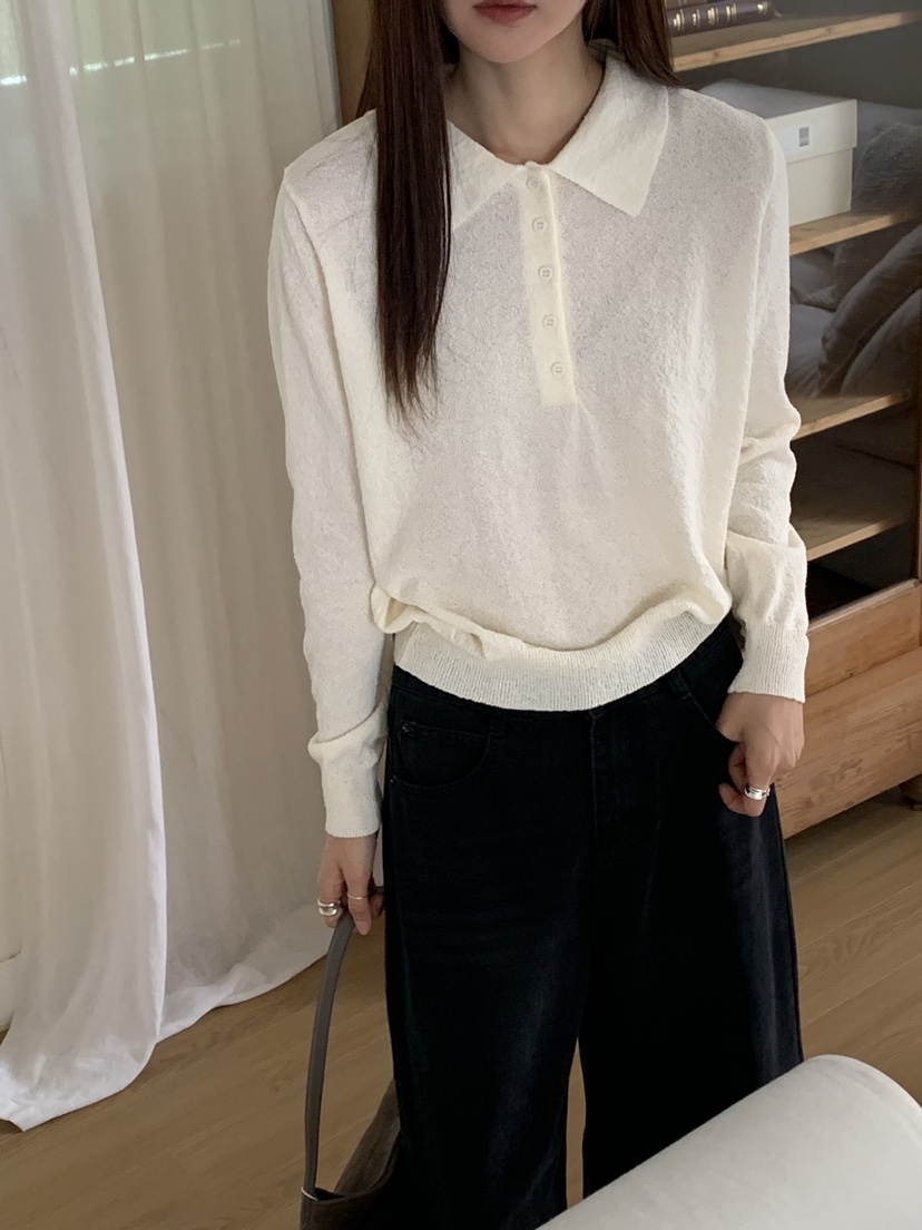 RIVER RAIN韓國代購㊣女裝新款人氣時尚推薦職業休閑針織衫RIVER RAIN針織衫