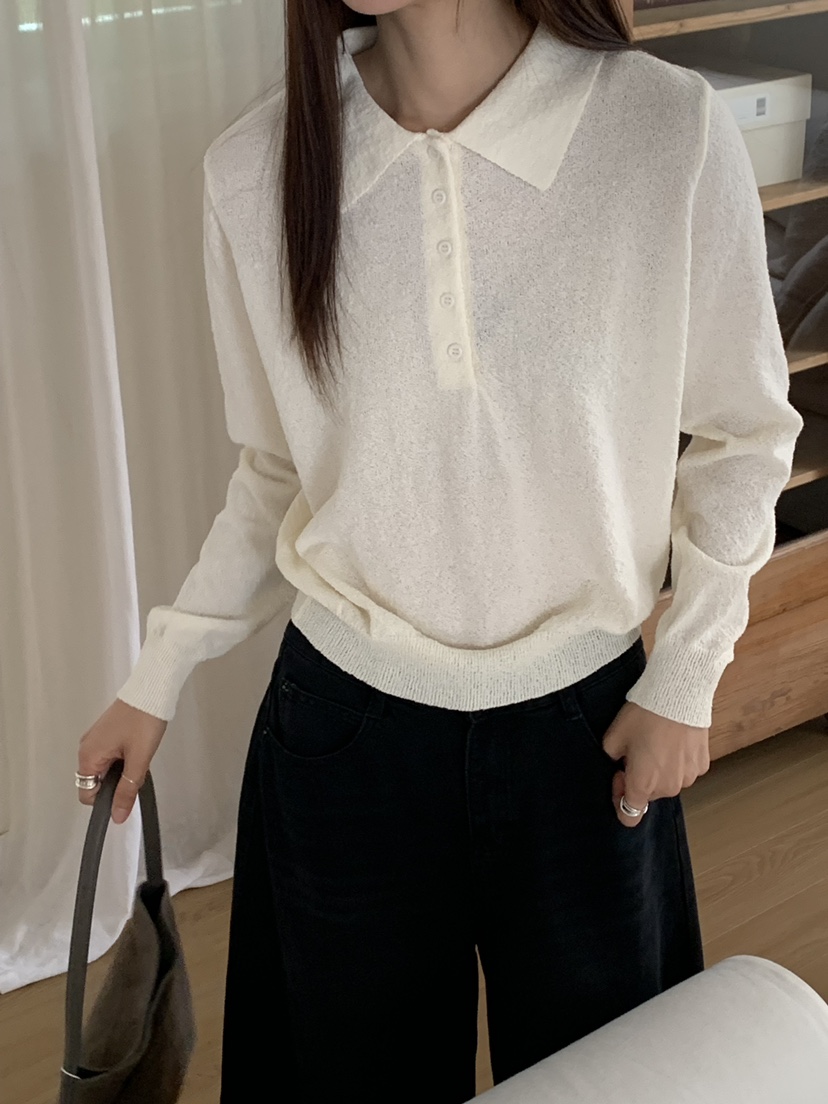 RIVER RAIN韓國代購㊣女裝新款人氣時尚推薦職業休閑針織衫RIVER RAIN針織衫