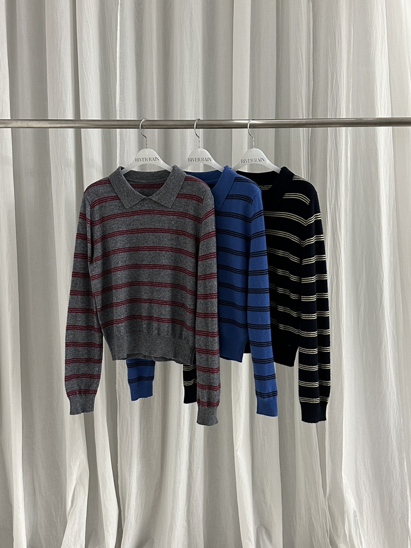 RIVER RAIN韓國代購㊣女裝新品25秋冬職業人氣休閑時尚針織衫RIVER RAIN針織衫