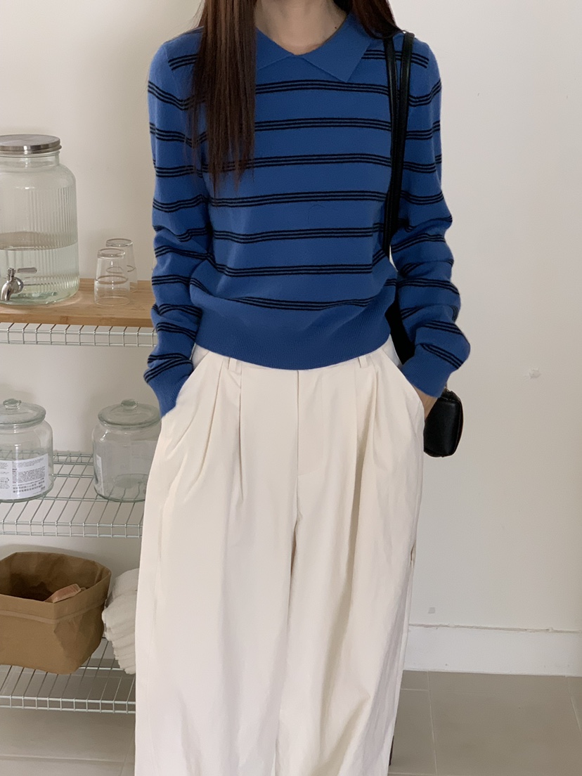 RIVER RAIN韓國代購㊣女裝新品25秋冬職業人氣休閑時尚針織衫RIVER RAIN針織衫