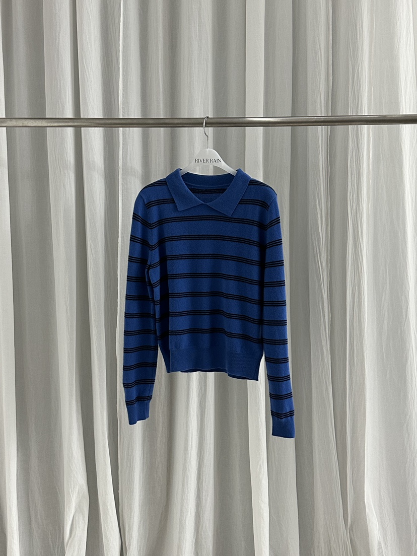 RIVER RAIN韓國代購㊣女裝新品25秋冬職業人氣休閑時尚針織衫RIVER RAIN針織衫圖色2