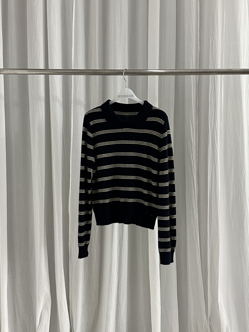 RIVER RAIN韓國代購㊣女裝新品25秋冬職業人氣休閑時尚針織衫RIVER RAIN針織衫圖色3