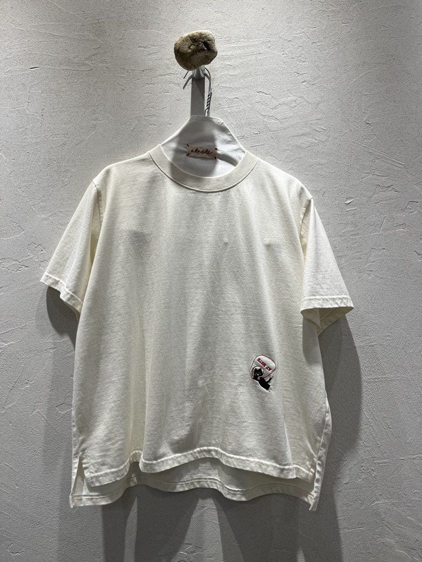 AT NOTE韓國直郵㊣女士新品真品時尚25秋冬職業推薦T恤刺繡AT NOTET恤