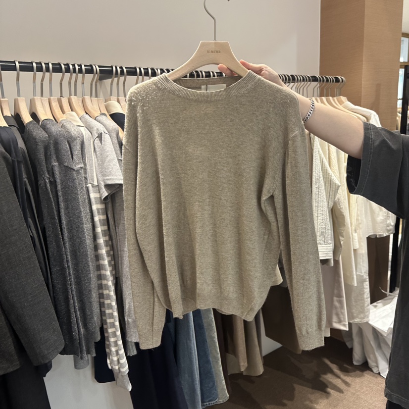 LE BUTTER韓國直郵㊣女裝新品職業休閑25秋冬熱賣人氣針織衫LE BUTTER針織衫圖色4