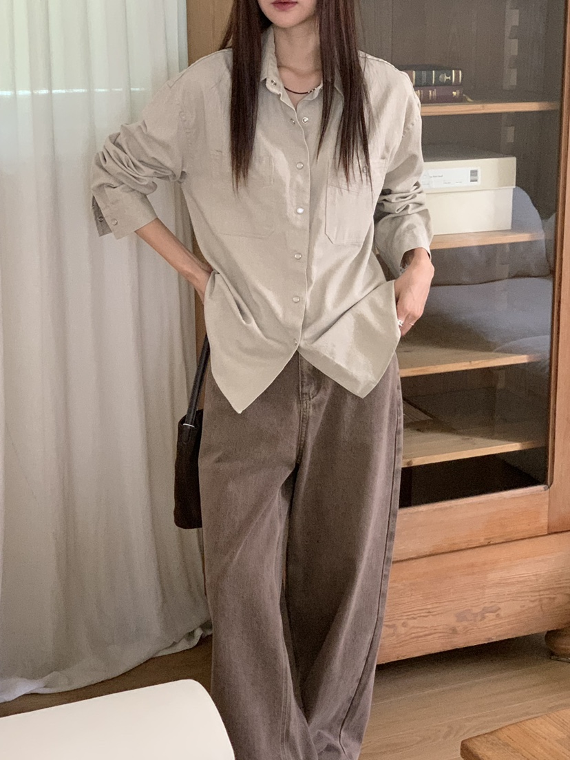 RIVER RAIN韓國直郵㊣女士新品推薦職業休閑人氣襯衫蕾絲衫RIVER RAIN襯衫/蕾絲衫