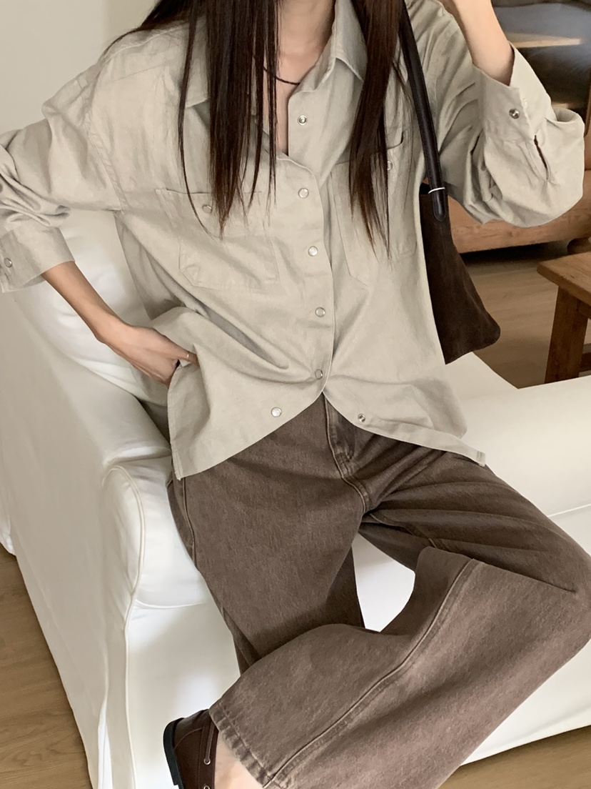RIVER RAIN韓國直郵㊣女士新品推薦職業休閑人氣襯衫蕾絲衫RIVER RAIN襯衫/蕾絲衫