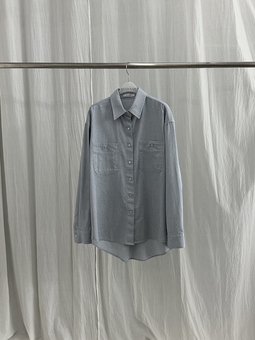 RIVER RAIN韓國直郵㊣女士新品推薦職業休閑人氣襯衫蕾絲衫RIVER RAIN襯衫/蕾絲衫圖色1